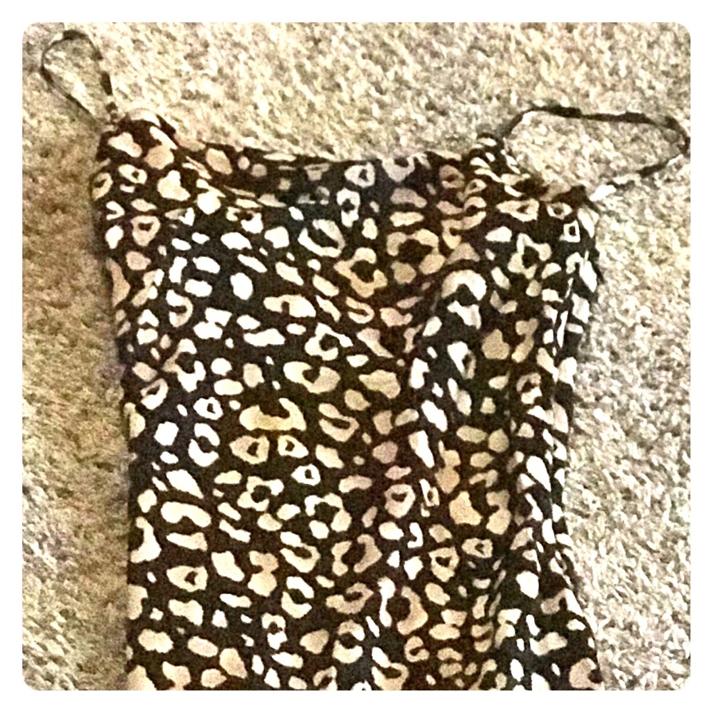 Maxi Speghetti strap cheetah print dress😍😍